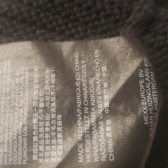 Mexx thick Knit top sweater 3/4 sleeves Women's Medium Black - Picture 8 of 13